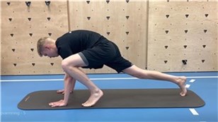 Lange lunges med mountain climbers