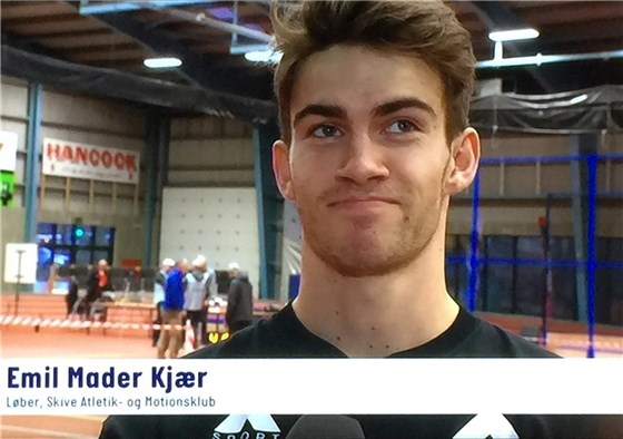 Skives gulddreng - Emil Mader Kjær - tog DM-guldet i finalen på 60 m