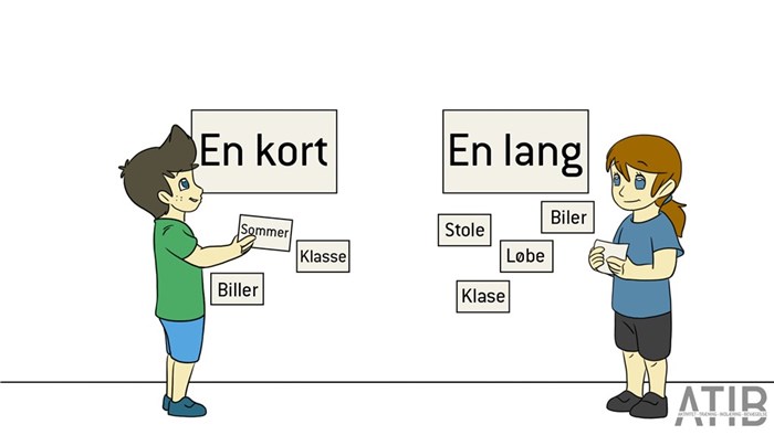 En kort en lang