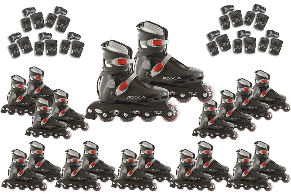 10 sæt Roxa In-liner - inkl. beskyttelse