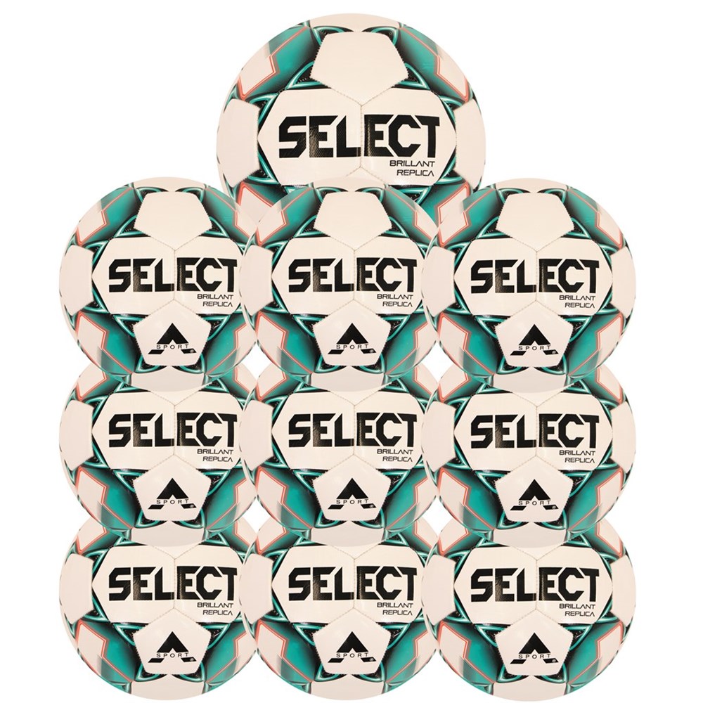 10 stk. Fodbold Brillant Replica