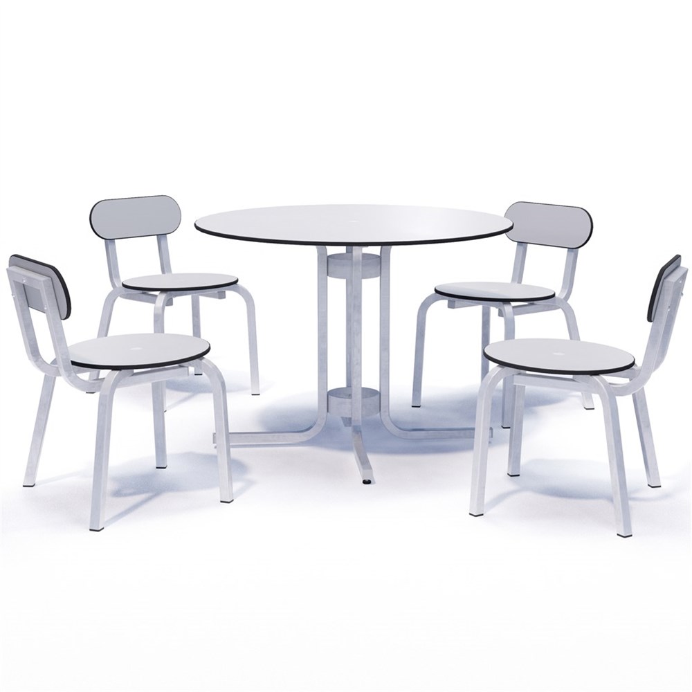 A1-serien - Cafésæt med bord og 4 stole