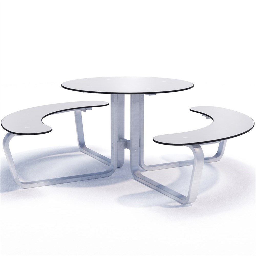 A1-serien - Rundt bord-bænkesæt