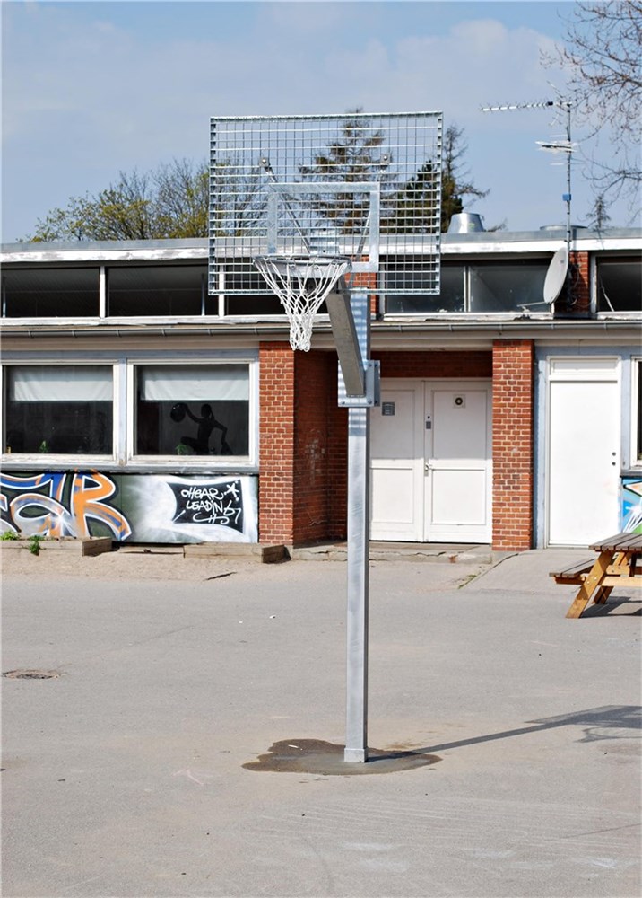 Basketballstativ m/plader, kurve og net