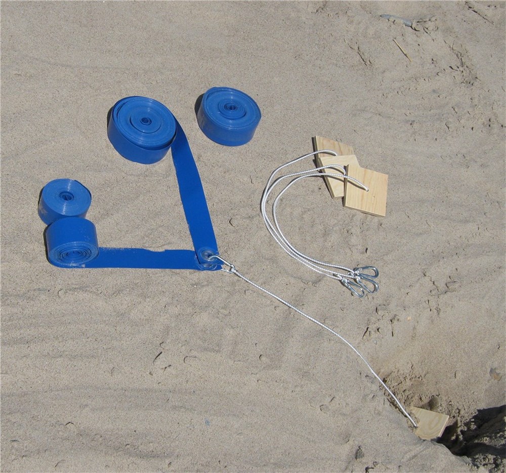 Beach volley markering sæt 