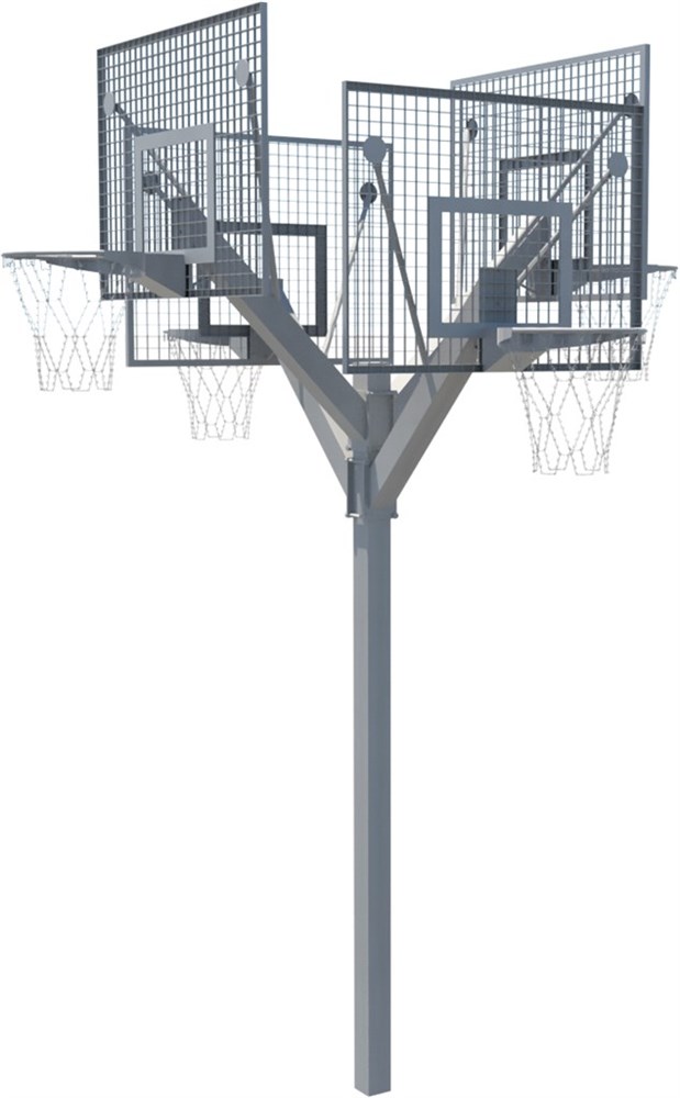 Center basket stativ inkl. plader, kurve og net