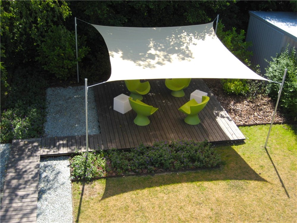 Firkantet solsejl 4,2 x 4,2 m