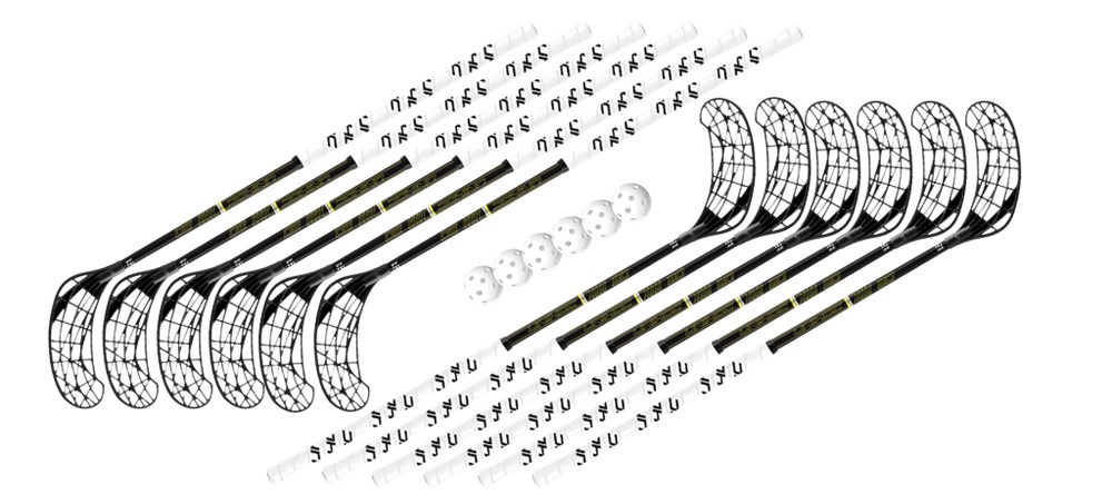 Floorball sæt Unihoc Star Ace 30