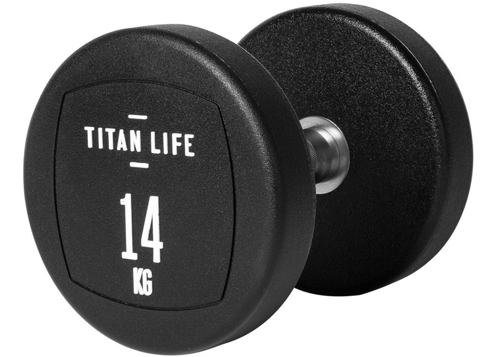 Håndvægt Titan life 14 kg - Gummi