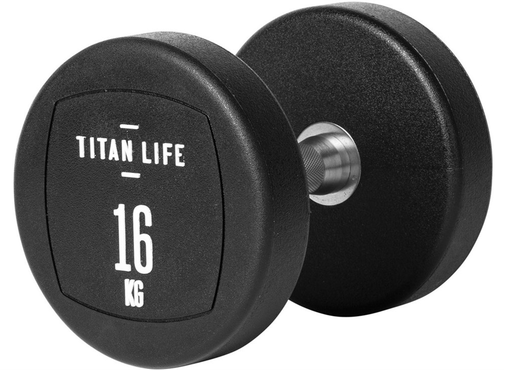 Håndvægt Titan life 16 kg - Gummi