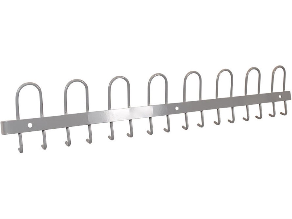 Knagerække, L120 cm - Grå - DEMO