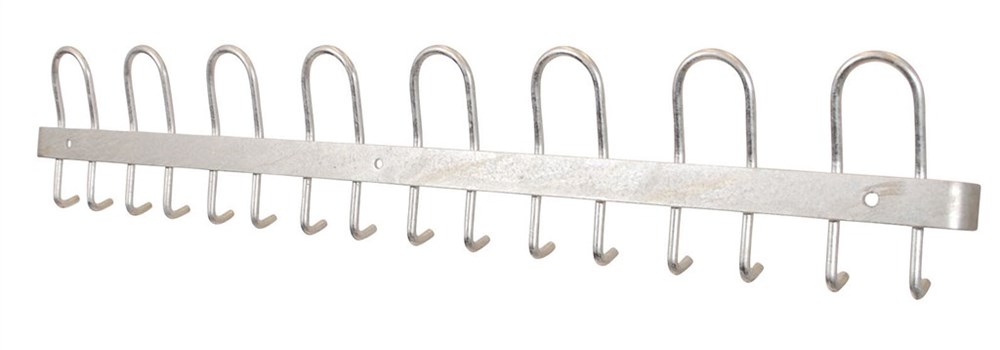 Knagerække L120cm-Galvaniseret