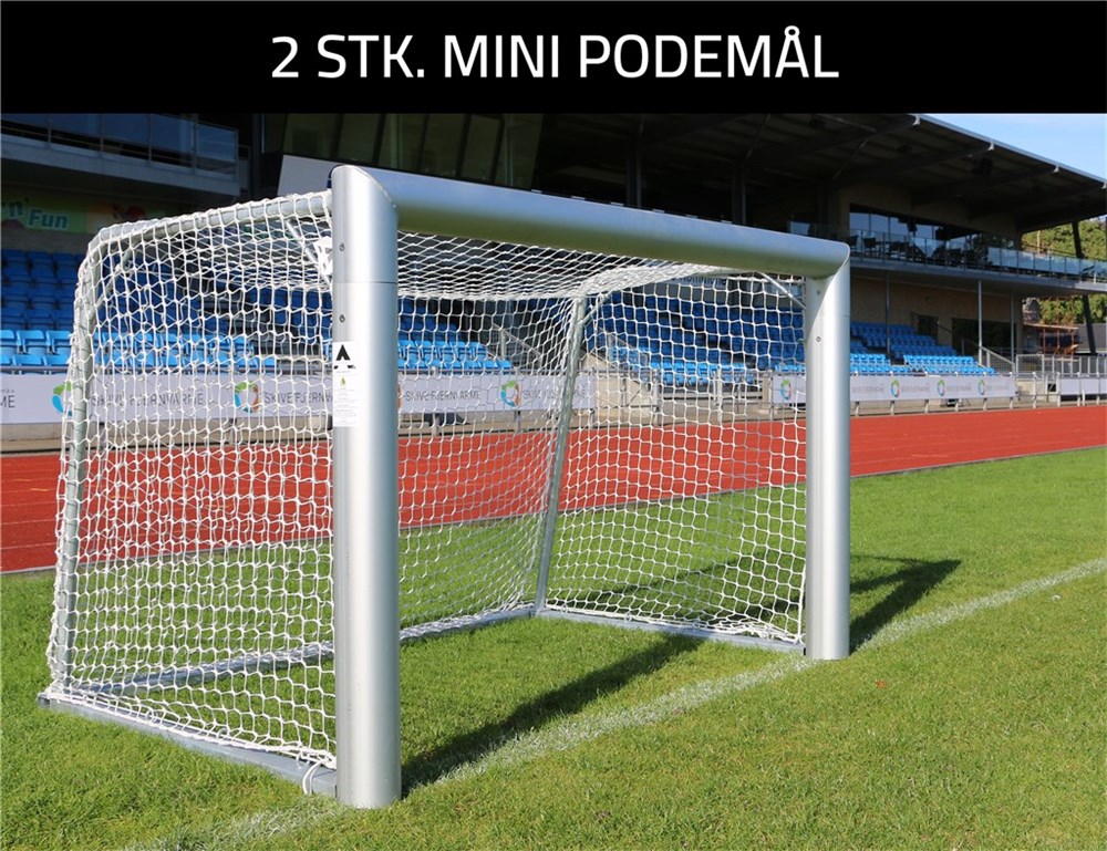 Minipode mål - 2 stk. inkl net