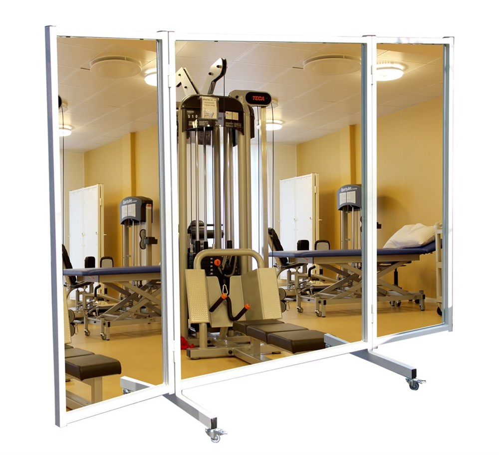 Mobilspejl med 2 svingfløje