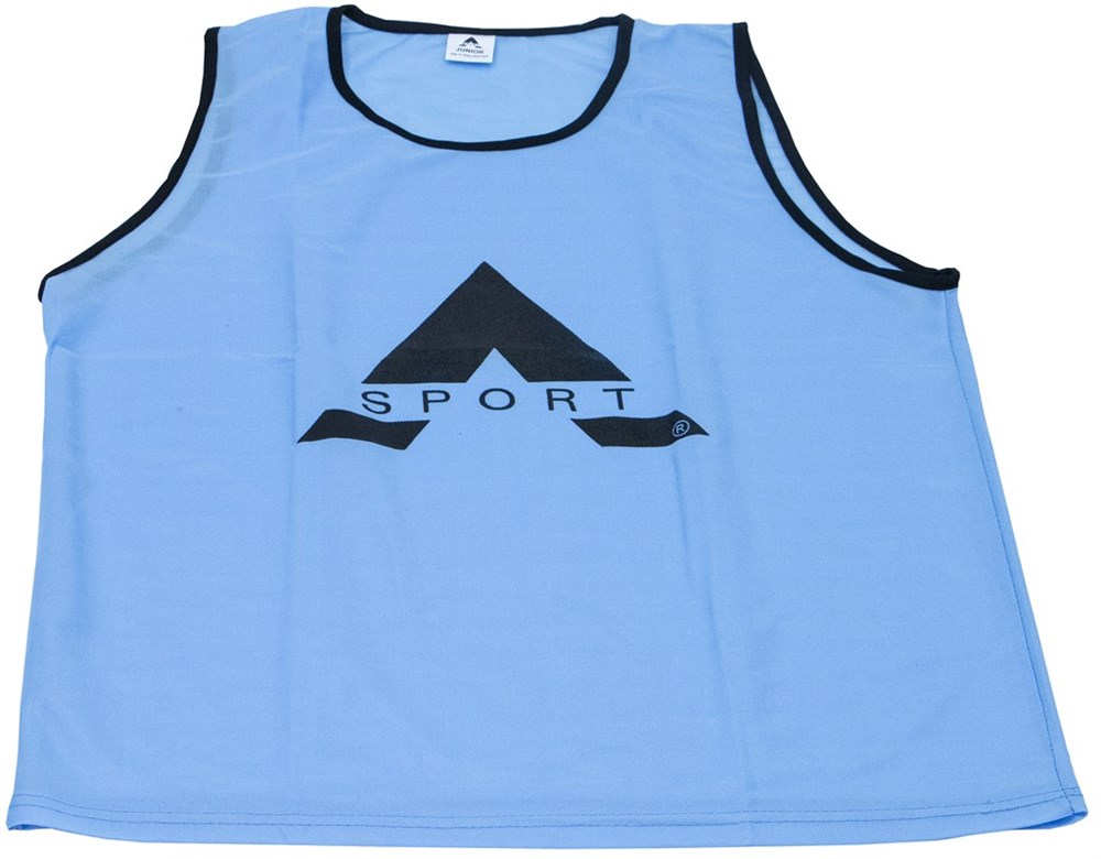 Overtræksvest lyseblå senior