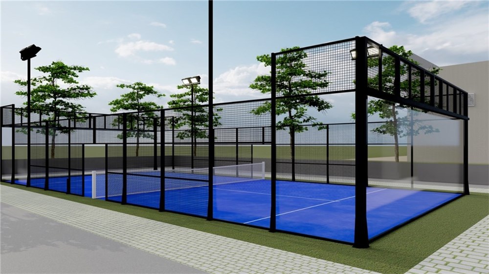 Padelbane model Greenset padel Panorama