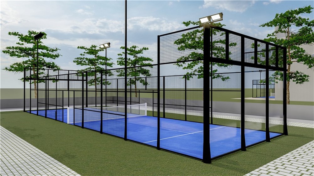 Padelbane single model Greenset Padel