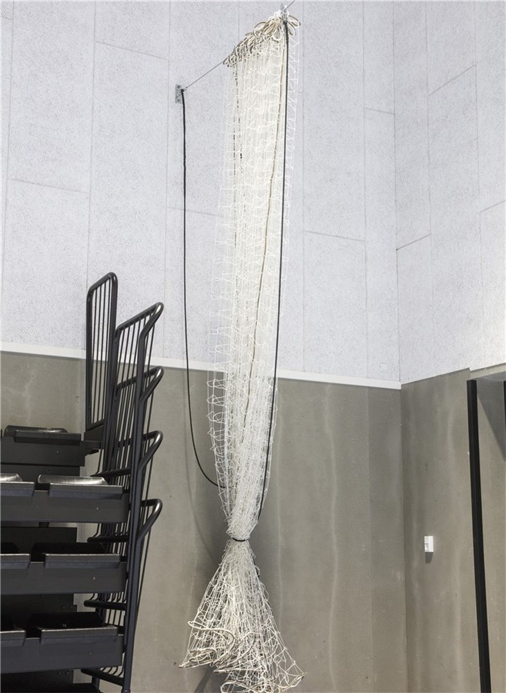 Spærrenet - m/rebkant i sort