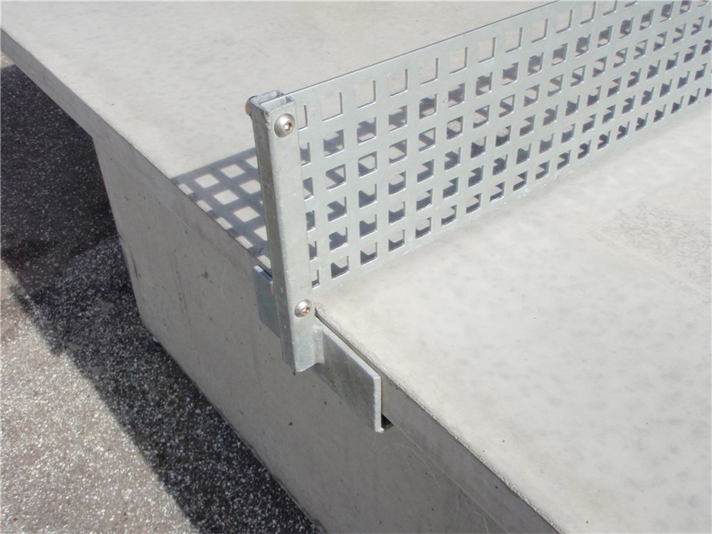 Stålnet til beton bordtennis