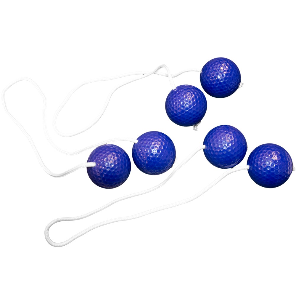 stigegolf-kugler - Blå 3 stk.