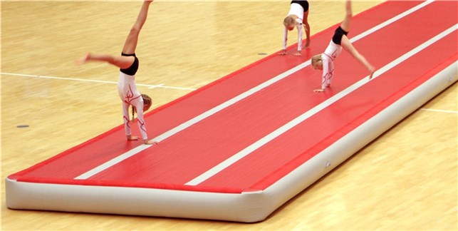 Airtrack pro 15x2x0,30 meter inkl. blæser