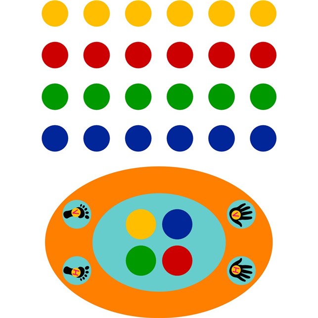 Asfaltdekoration - termoplast - Twister