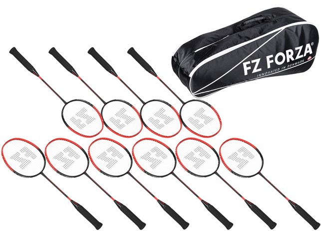 Badmintonketcher Forza DY 10 stk. incl. taske
