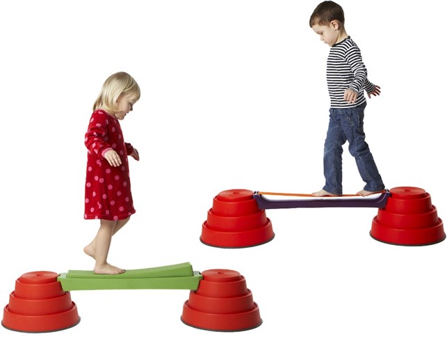 Balancebånd- & vippeplanke sæt