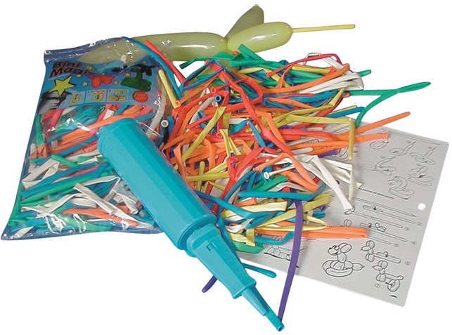 Ballonsæt - 200 balloner og pumpe