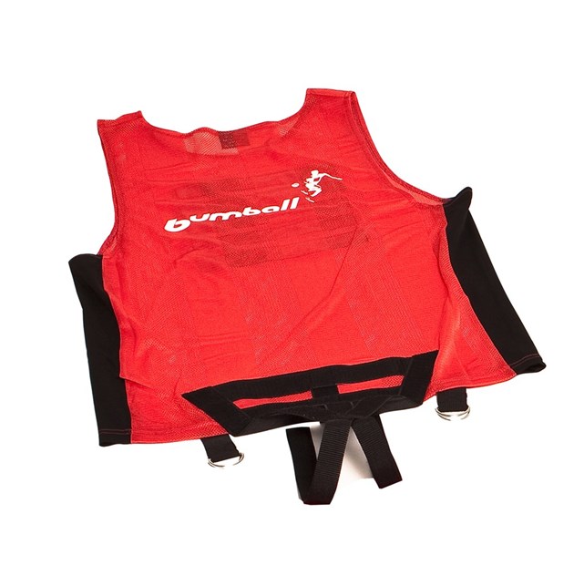 Bumball str. 1/S vest rød