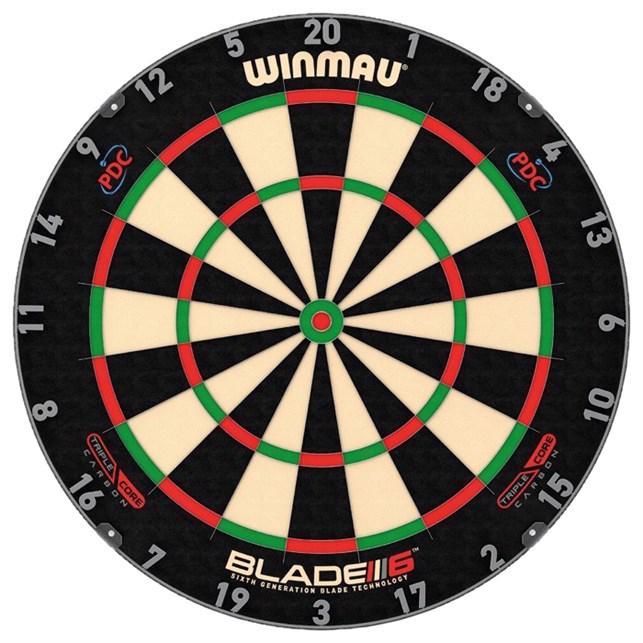 Dart skive Blade 6 Triple Core bristle