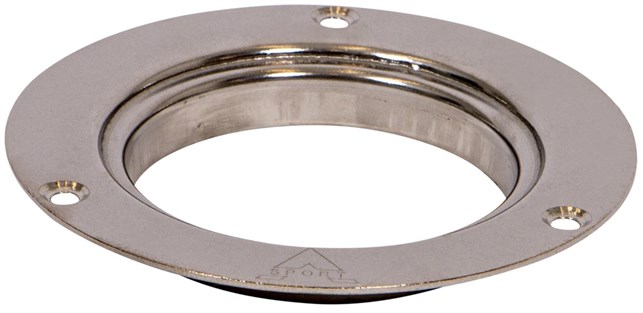 Flange, Ø131/Ø80, rustfri