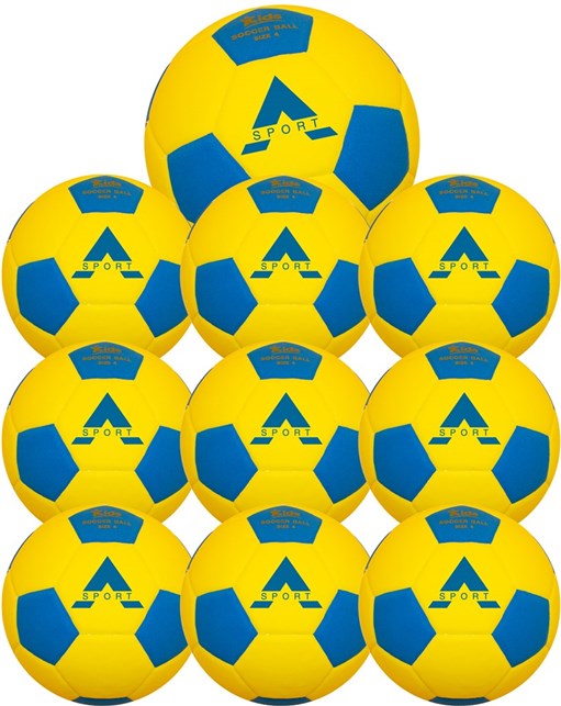 Fodbold Soft Kids str. 4 10 stk.