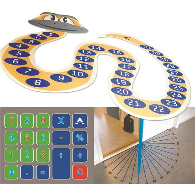 Gulvdekoration læringspakke Matematik