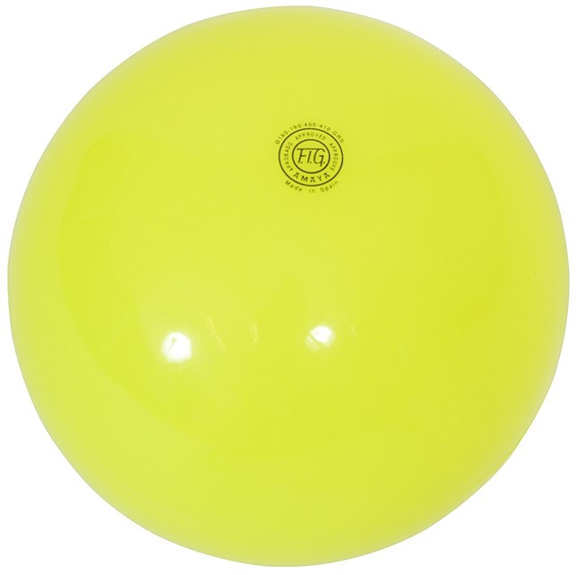 Gym. bold - Gul/Ensfarvet
