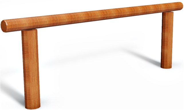 Halvhøj balance bom