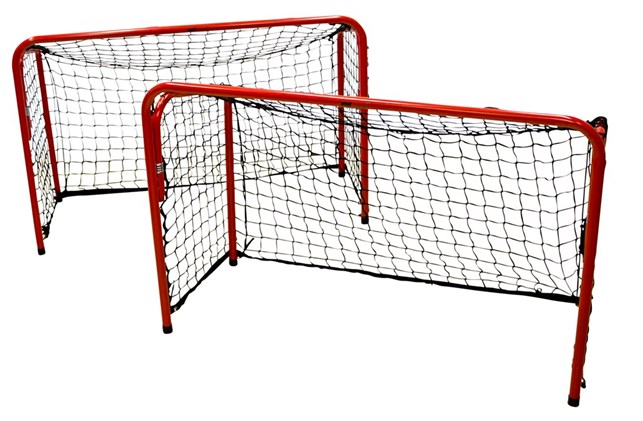 Hockey midi-mål 2 stk. inkl. net