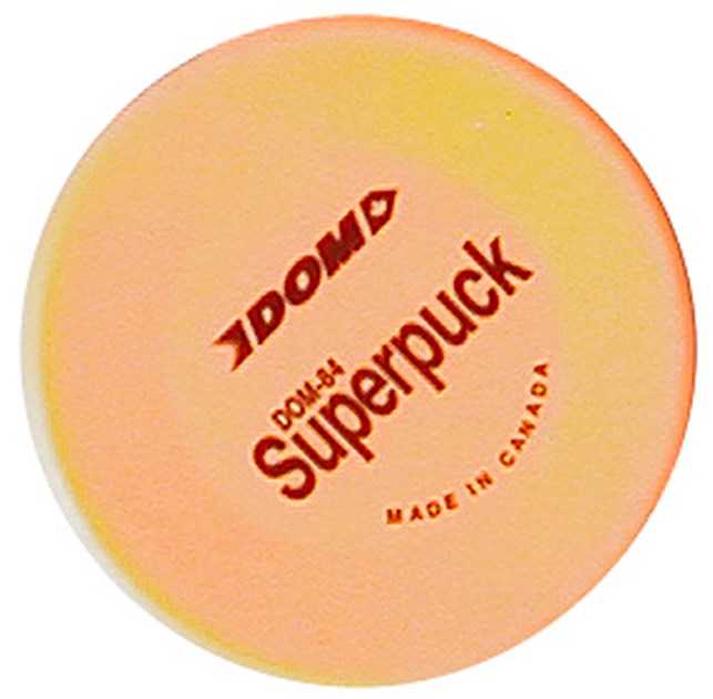 Hockey puck orange
