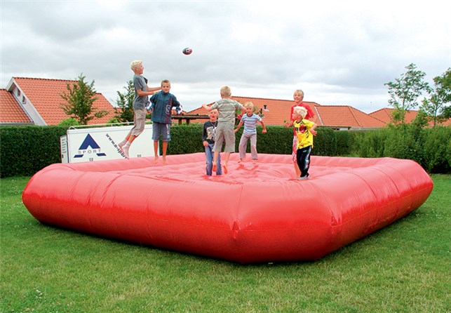 Hoppepude - 8 x 8 meter - Højde: 60 cm