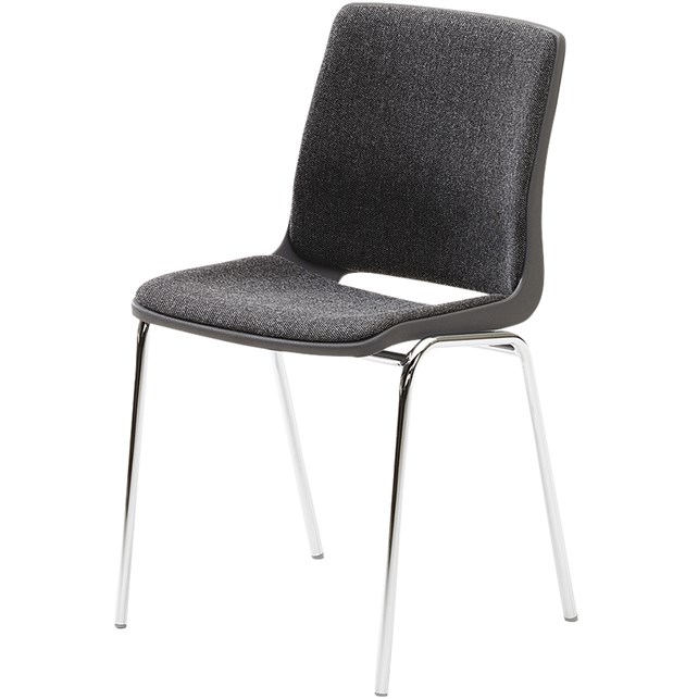 Kantinestol ANA, med polstring
