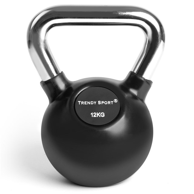 Kettlebell 12 kg med crom håndtag