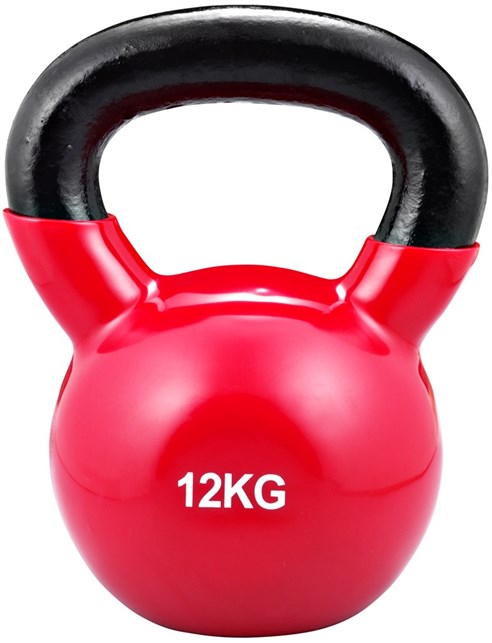 Kettlebell 12 kg med vinyl coating
