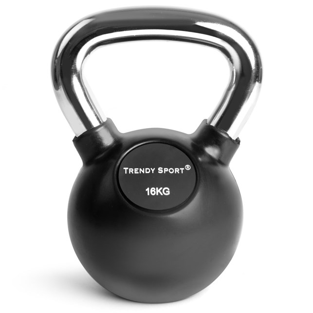 Kettlebell 16 kg med crom håndtag
