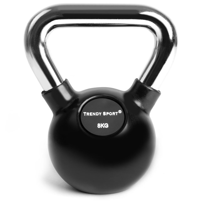 Kettlebell 8 kg med crom håndtag