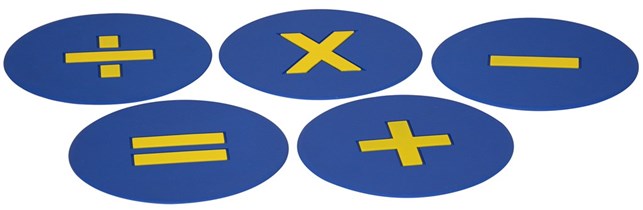 Markeringsbrikker med symbol