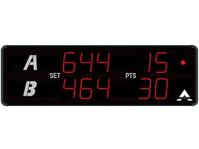Padel/tennis scoringstavle BTX8020 SET m/ScoreApp