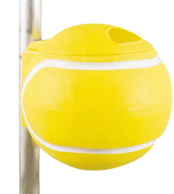 Papirkurv - Gul tennisbold