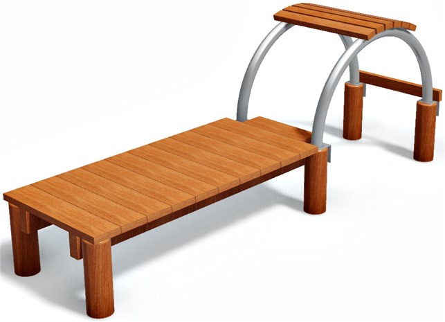 Plateau med bue
