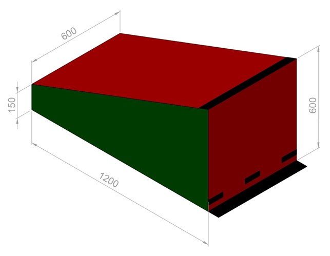 Rampe 120x60x60