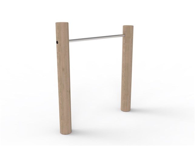Robinia kolbøttestativ - 1 fag